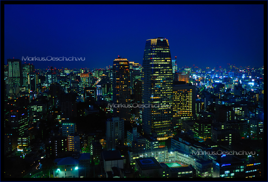 Aussicht vom Tokio Tower