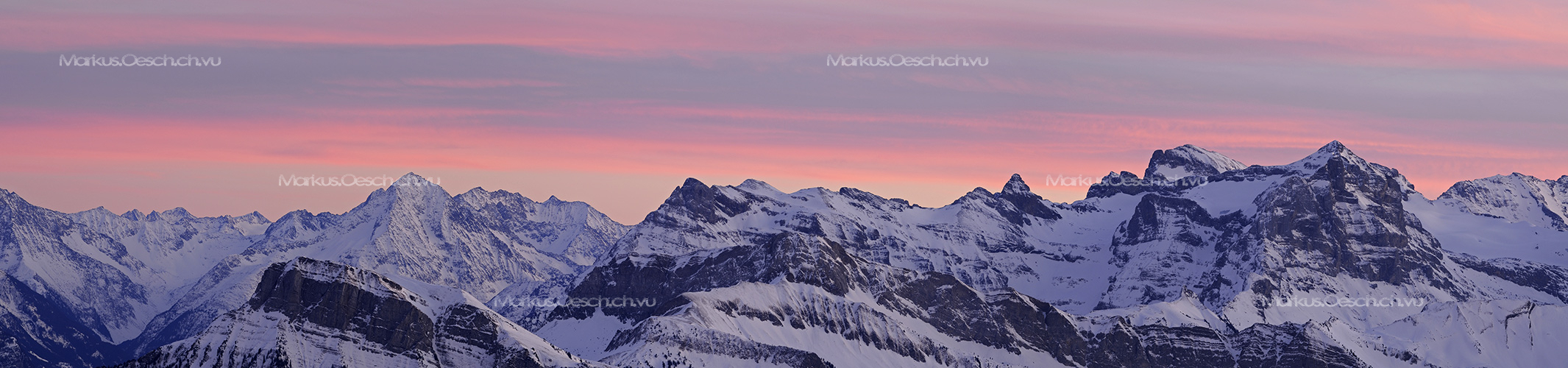 Alpenglühen Rigi-Kulm