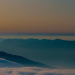 Sonnenuntergang auf dem Weissenstein