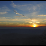 Sonnenuntergang auf der Lägern