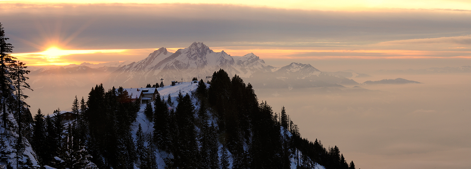 Sonnenuntergang auf der Rigi