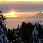 Sonnenuntergang auf der Rigi